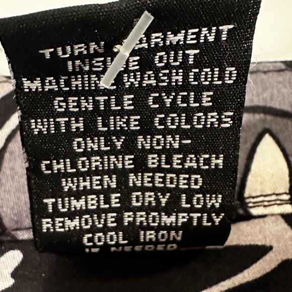 NEW YORK & COMPANY Sundress Midi Cotton Black Gray & White Floral 8 - Picture 6 of 6